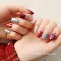 Acrylic False 3D Art Short Nails Press On